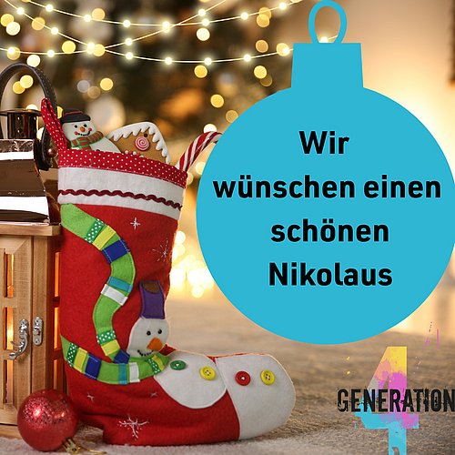 Wir wünschen euch heute, am 6. Dezember, einen schönen Nikolaus.

Uns es heißt wieder, kleine Hände dürfen große Stiefel...