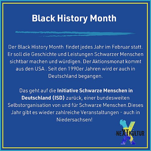 Im Februar ist Black History Month! Zahlreiche Veranstaltungen machen auf die Geschichte und Leistungen von Schwarzen...